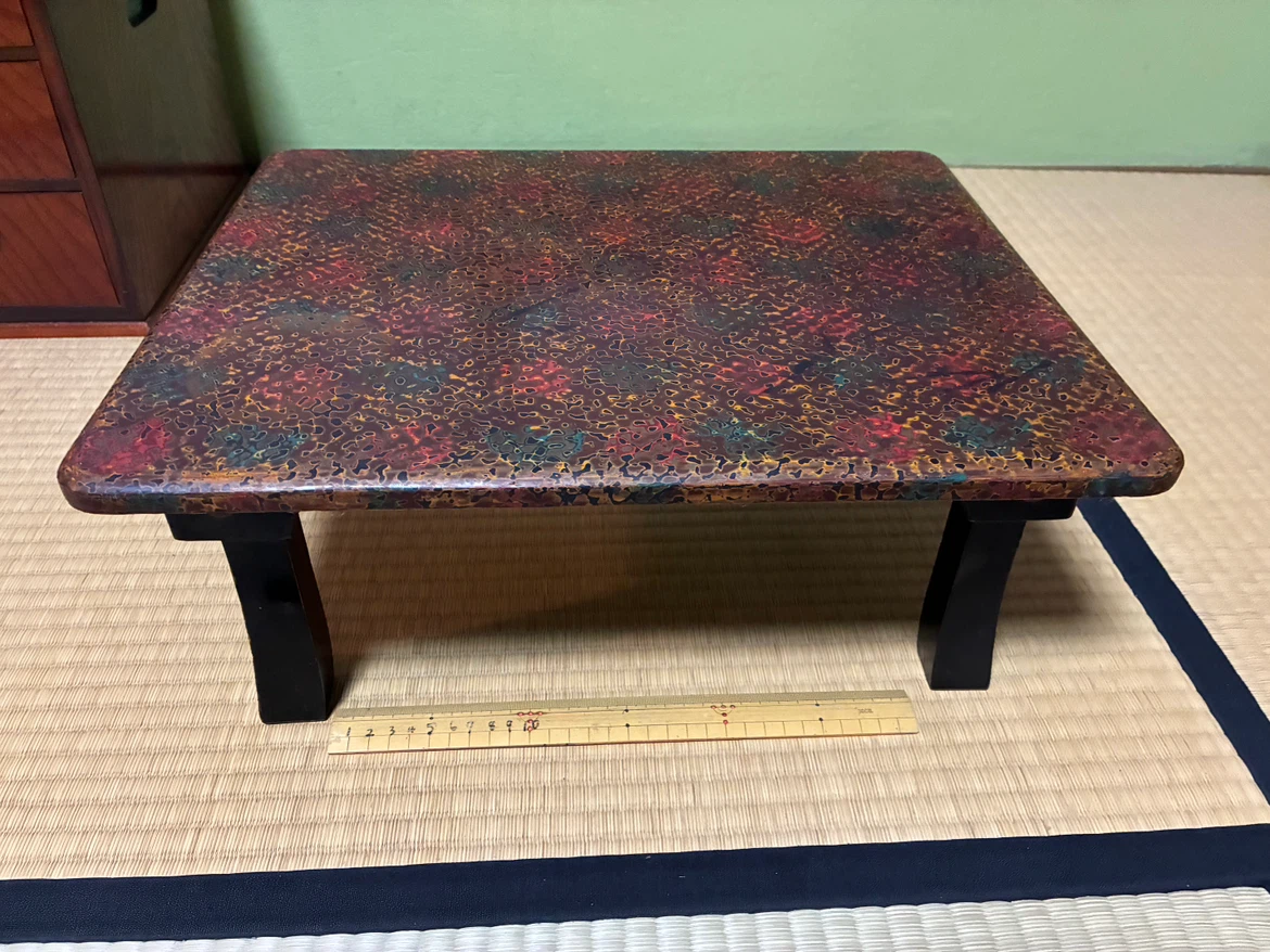 津軽塗り 一人用座卓  角お膳