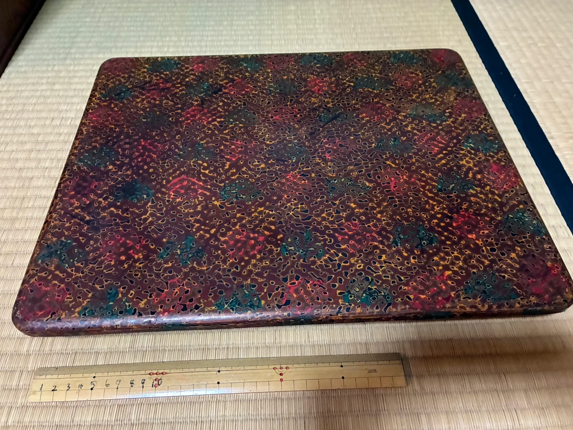 津軽塗り 一人用座卓 角お膳の写真3枚目