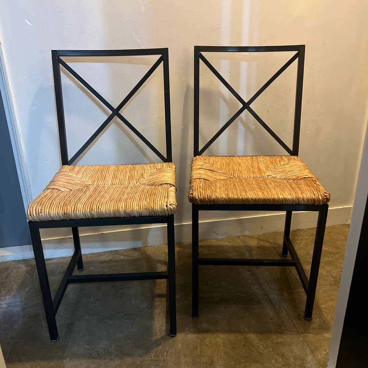IKEA グラナス GRANÅS アイアンダイニングチェア 2脚セット②