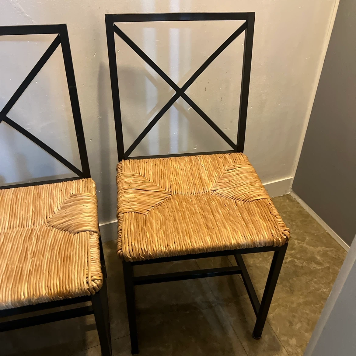 IKEA グラナス GRANÅS アイアンダイニングチェア 2脚セット②の写真3枚目