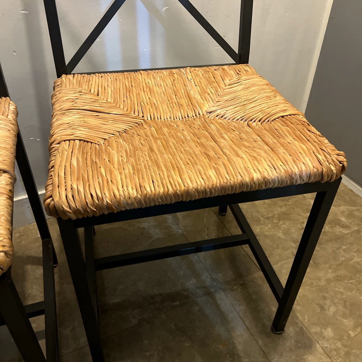 IKEA グラナス GRANÅS アイアンダイニングチェア 2脚セット②の写真5枚目