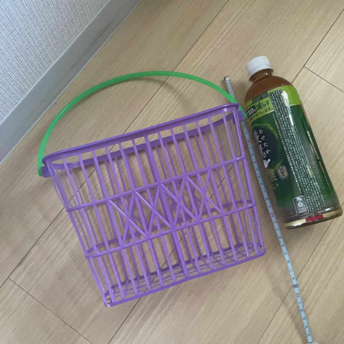 パープル バスケット 収納カゴの写真3枚目