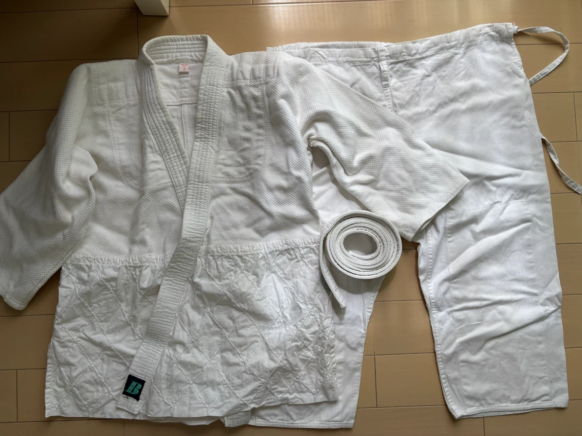 柔道着 上下セット 白帯付き サイズ2