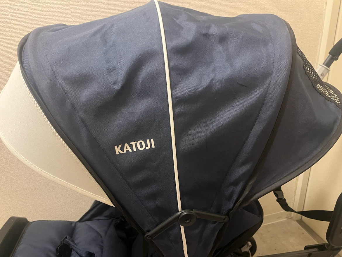 【美品】カトージ ベビーカー ネイビーの写真2枚目