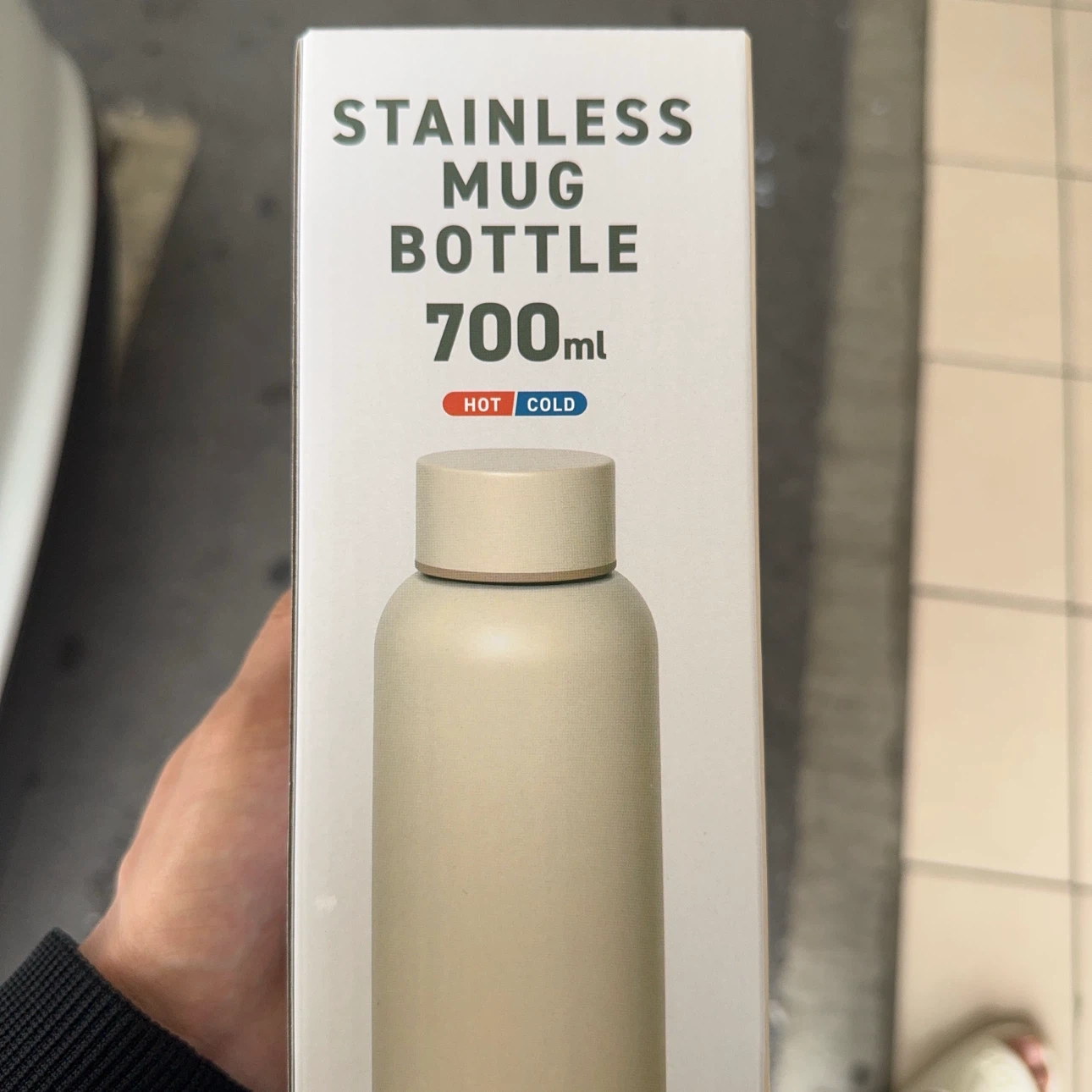 ステンレスマグボトル 700ml ベージュ
