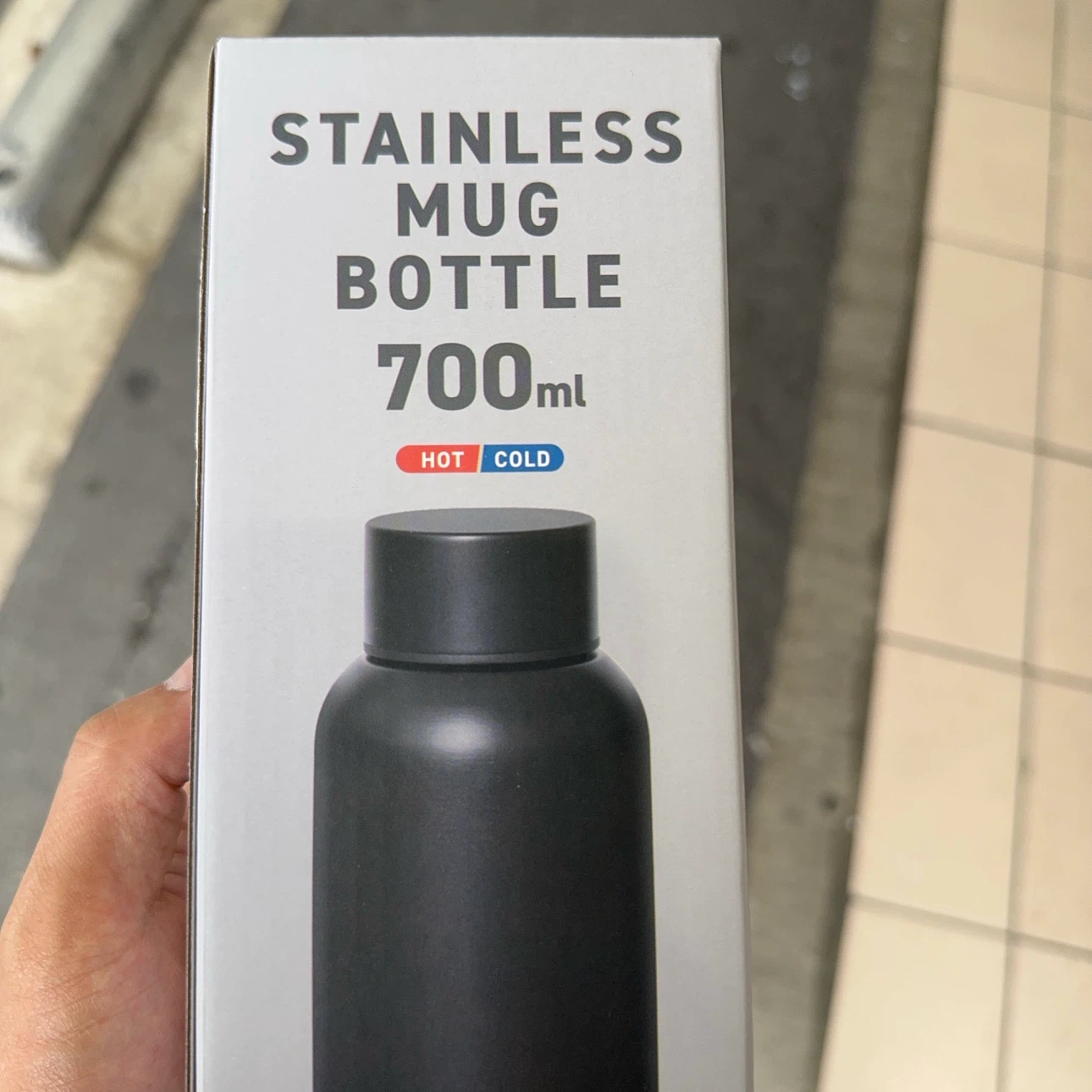ステンレスマグボトル 700ml ブラック