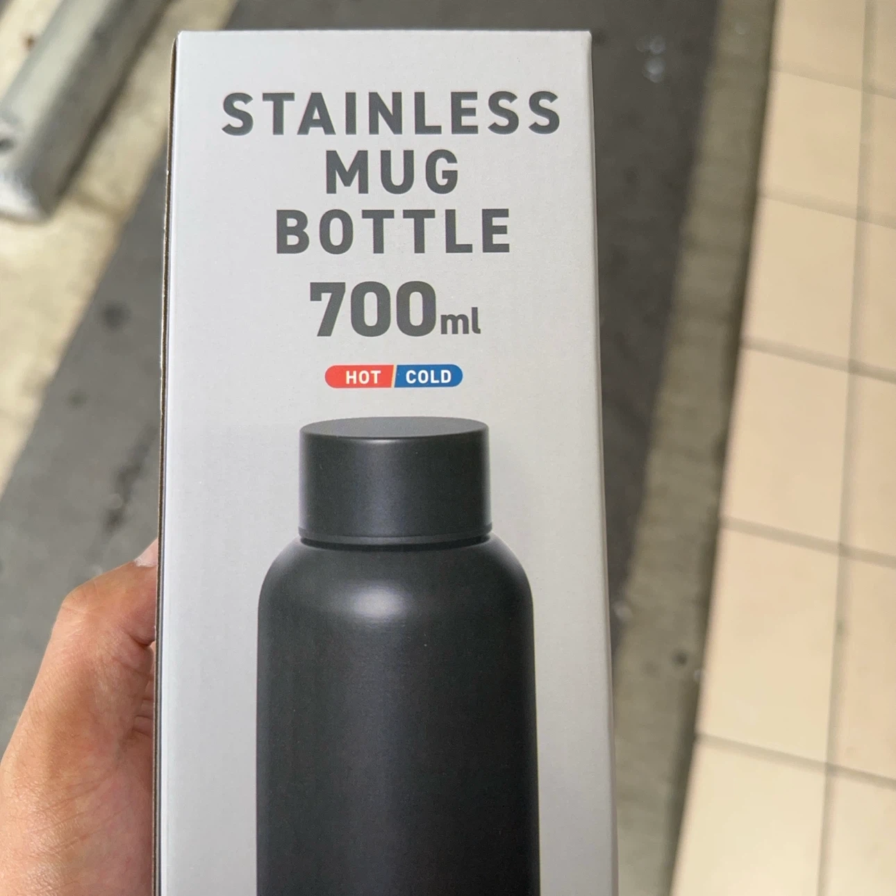 ステンレスマグボトル 700ml ブラック