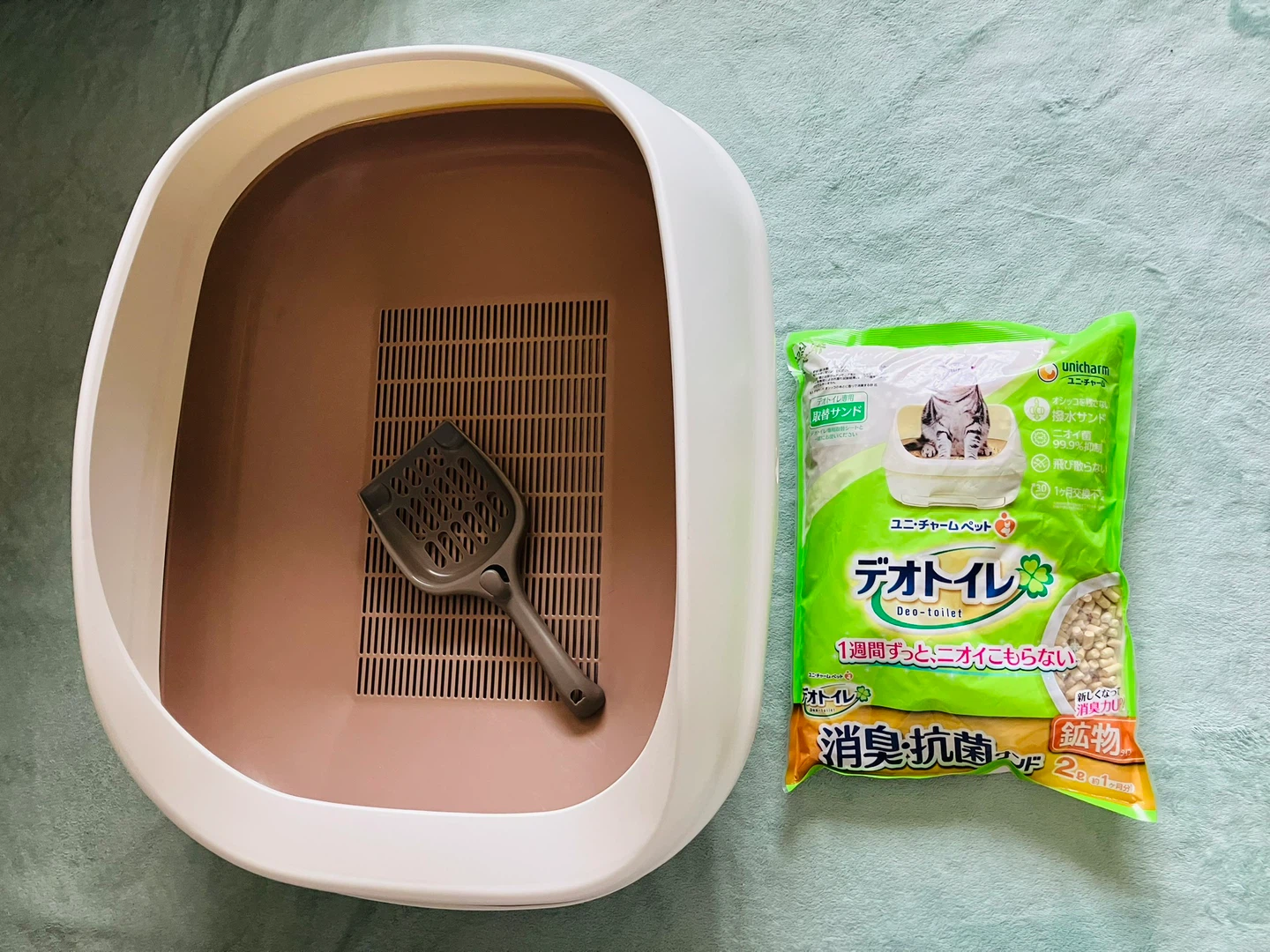 ユニチャーム デオトイレ 本体セット スコップ・サンド付き