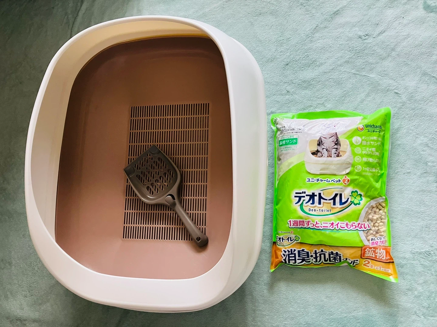 ユニチャーム デオトイレ 本体セット スコップ・サンド付き