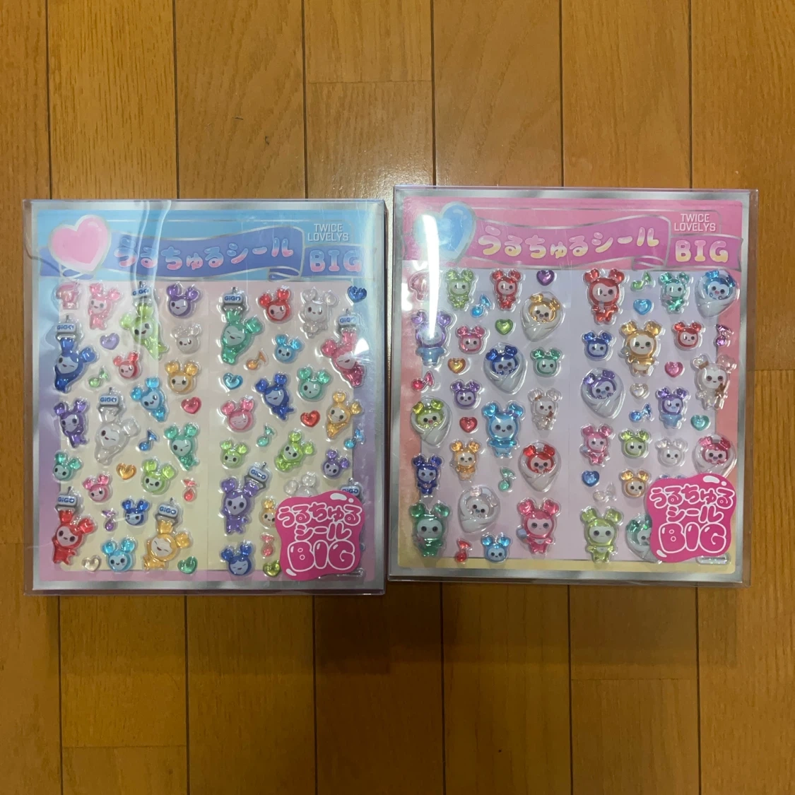 TWICE LOVELYS うるちゅるシール BIG 2点セット