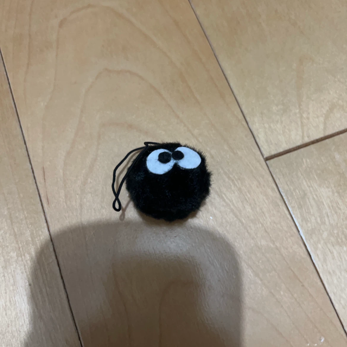 まっくろくろすけ ストラップ ぬいぐるみ