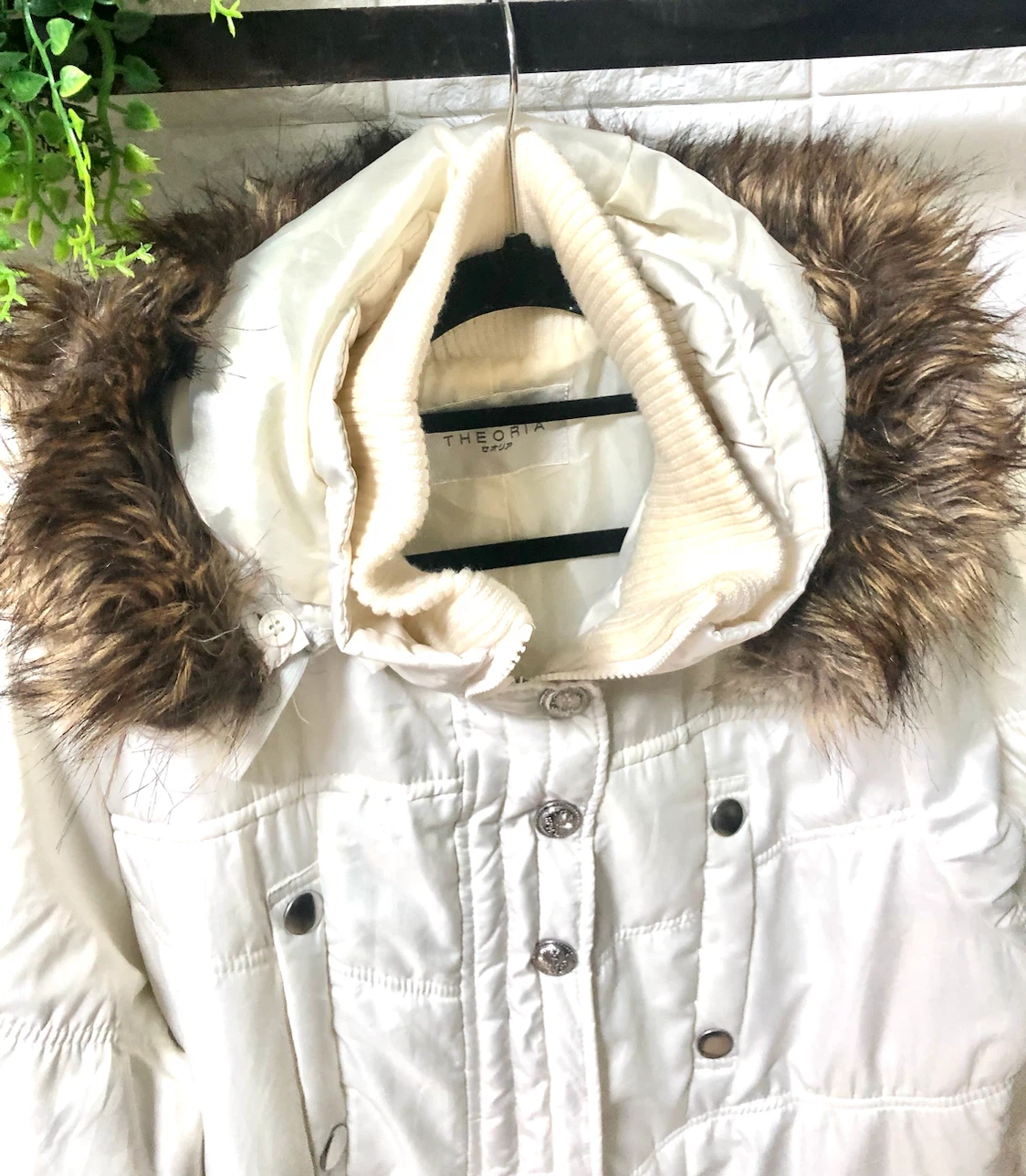 🧥✨セオリア ダウン風コート ホワイト 3Lサイズ🌟✨の写真4枚目