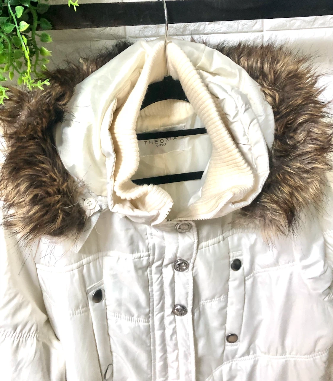🧥✨セオリア ダウン風コート ホワイト 3Lサイズ🌟✨の写真4枚目