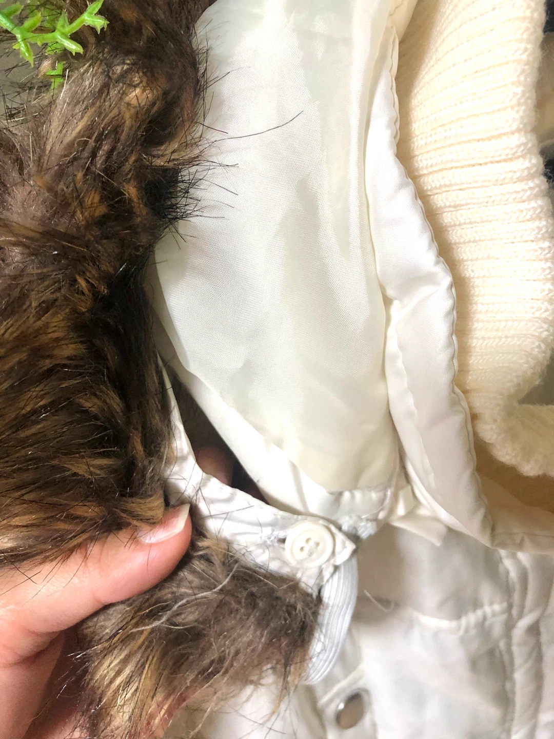 🧥✨セオリア ダウン風コート ホワイト 3Lサイズ🌟✨の写真5枚目