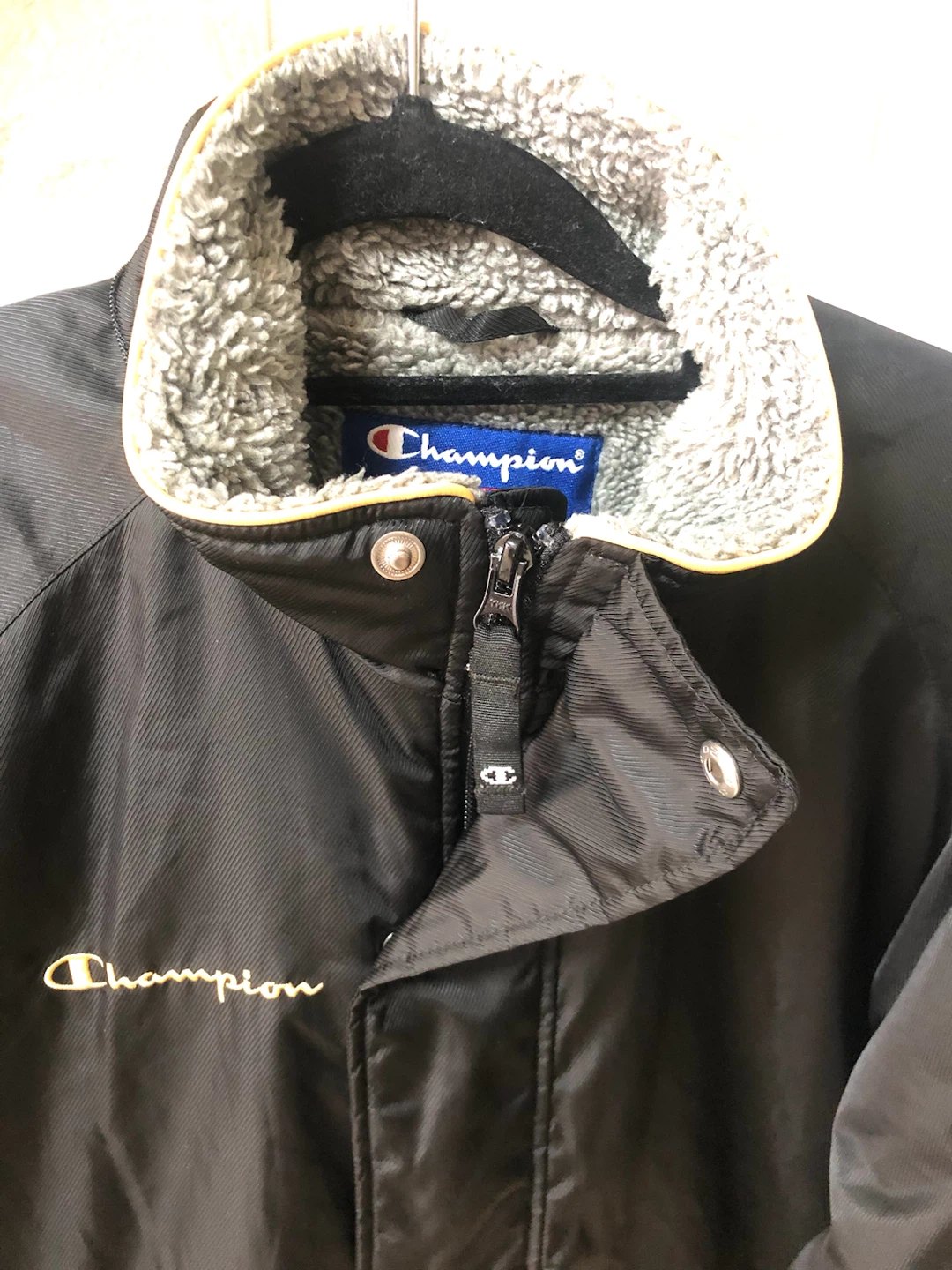 🌟✨CHAMPION チャンピオン ボアコート 黒🌟✨の写真4枚目