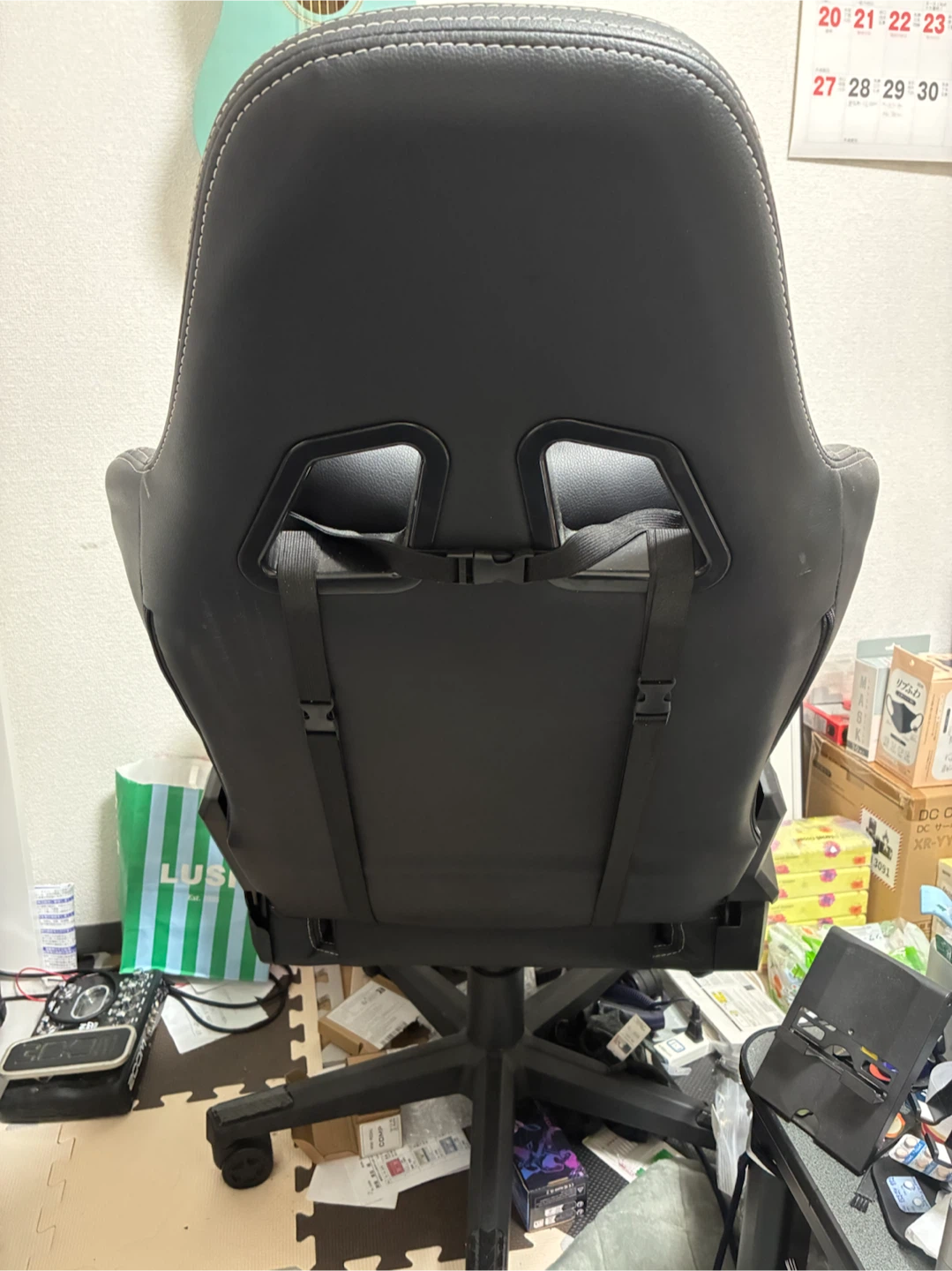GTPLAYER ゲーミングチェア ブラックの写真2枚目