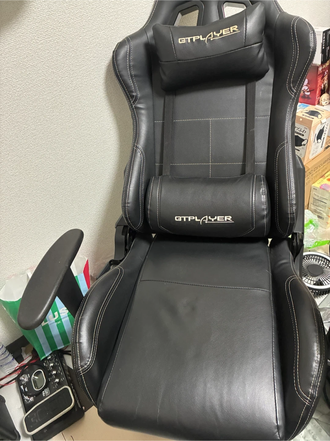 GTPLAYER ゲーミングチェア ブラックの写真4枚目