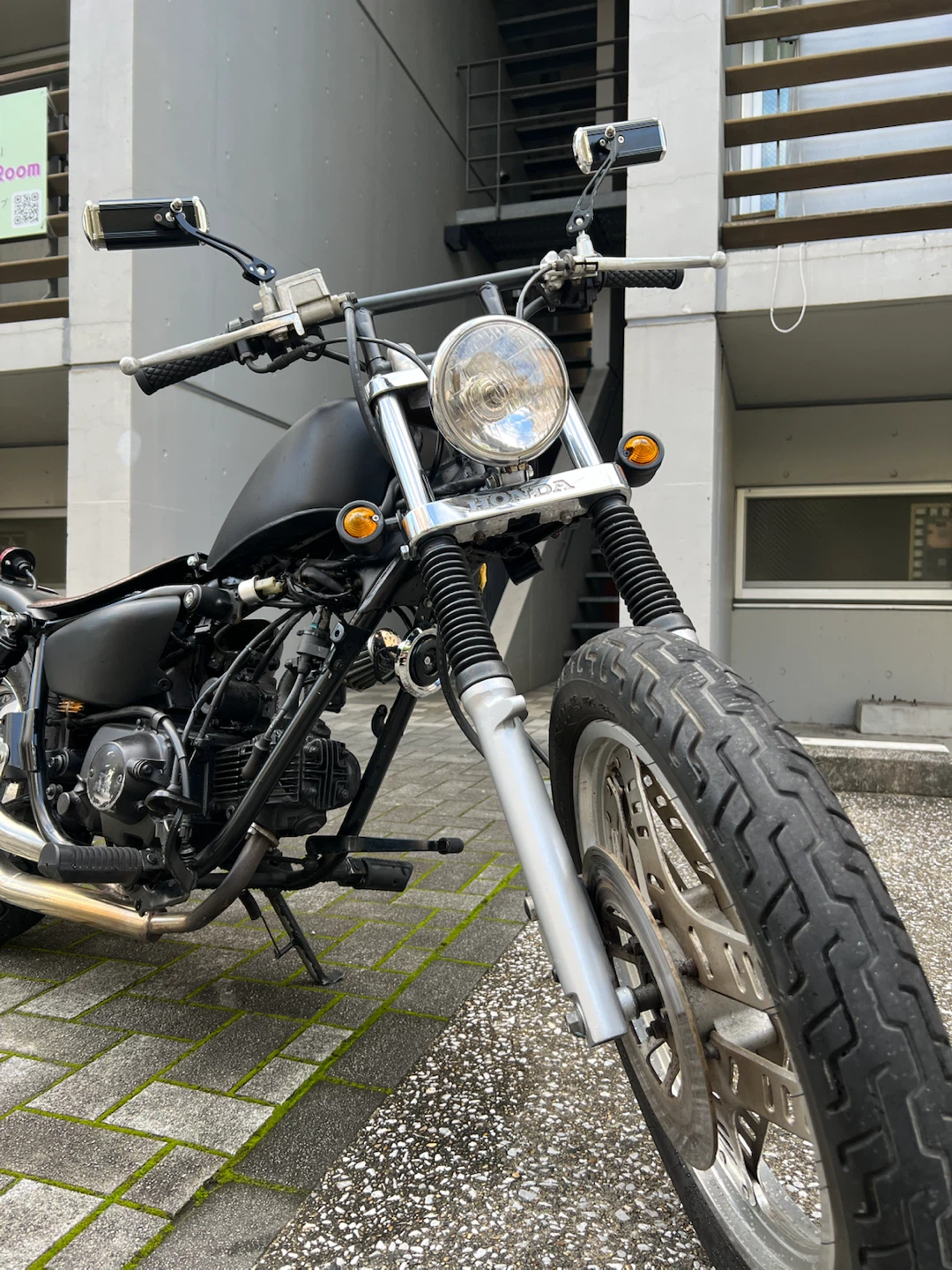 【実働】HONDA マグナ50 フルカスタム ボバー 原付 自賠責付き(2年)の写真2枚目