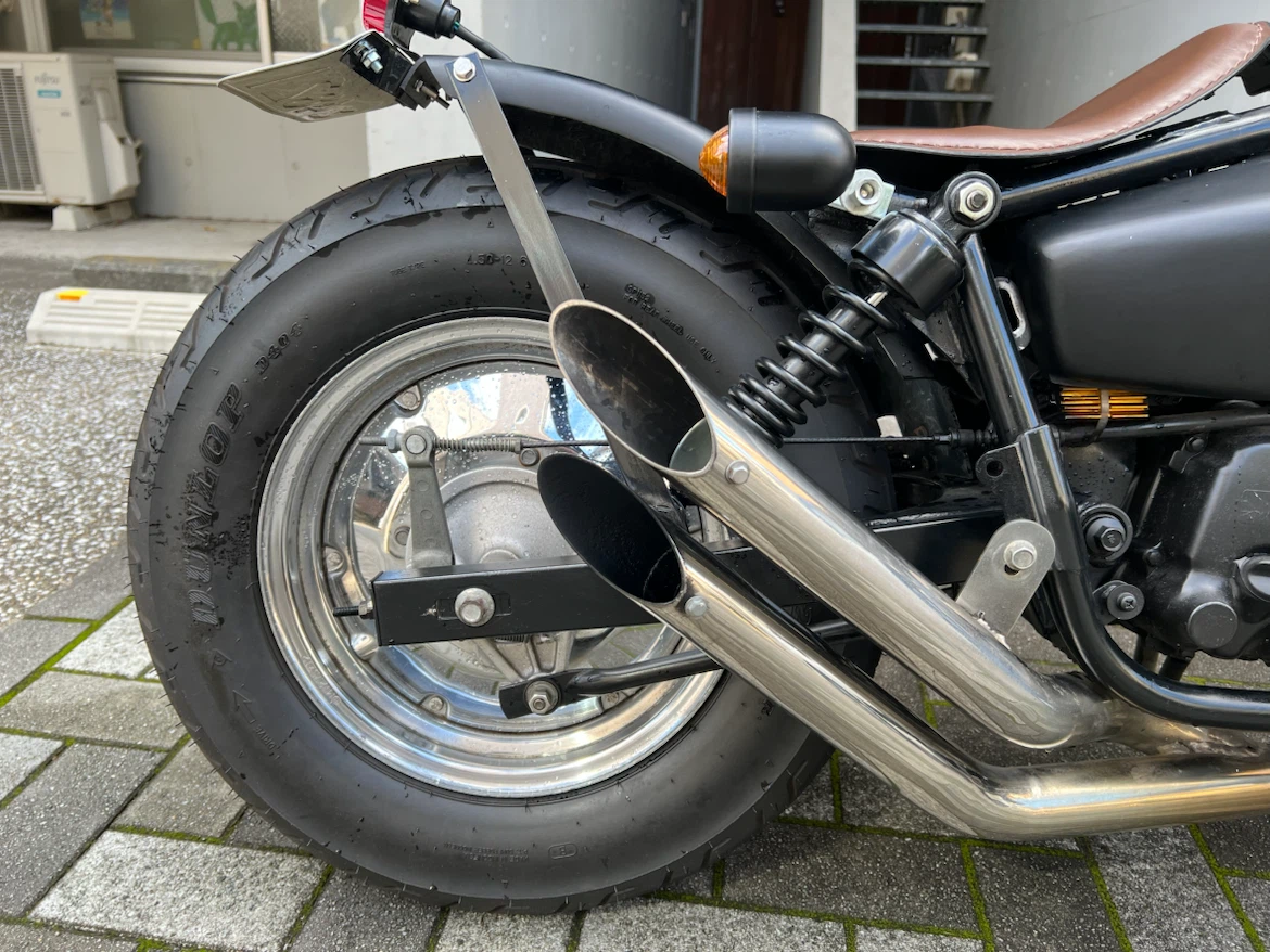 【実働】HONDA マグナ50 フルカスタム ボバー 原付 自賠責付き(2年)の写真5枚目