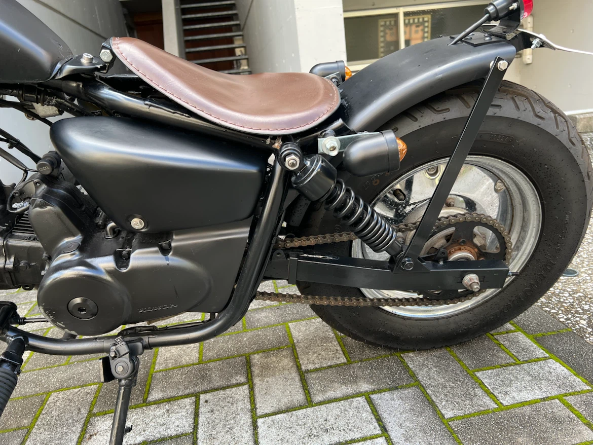【実働】HONDA マグナ50 フルカスタム ボバー 原付 自賠責付き(2年)の写真6枚目