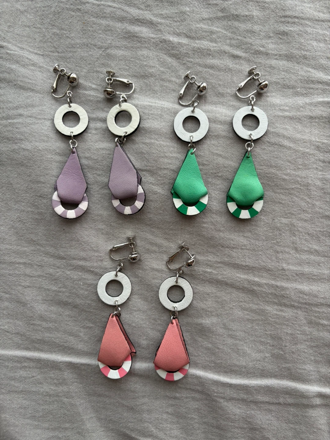 イヤリング 3色セット