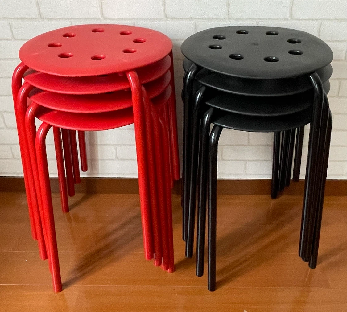 IKEA マリウス (MARIUS) スツール 8脚セットの写真2枚目
