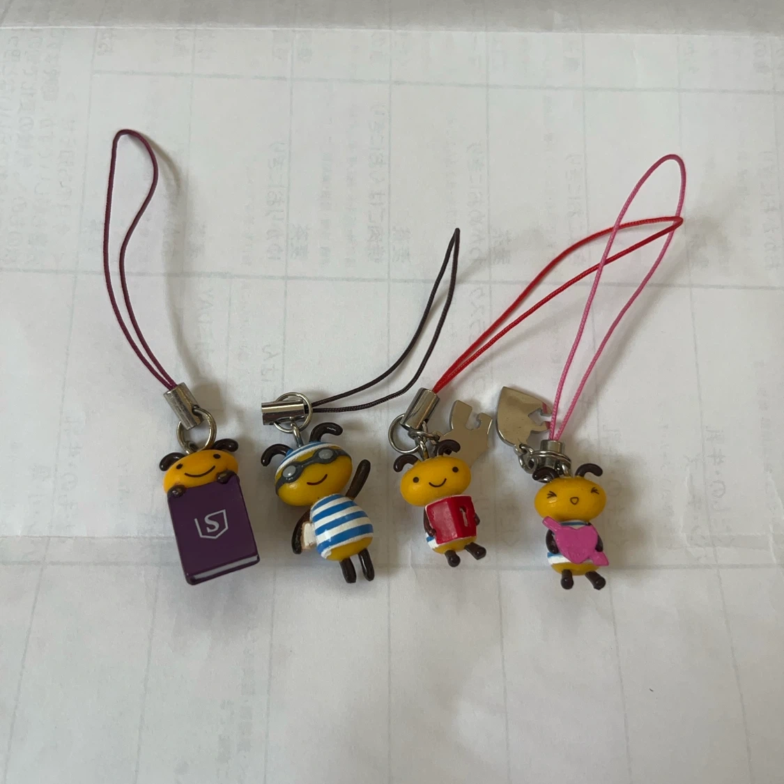 ナツイチ ノベルティ キャラクター ストラップ 4種セット