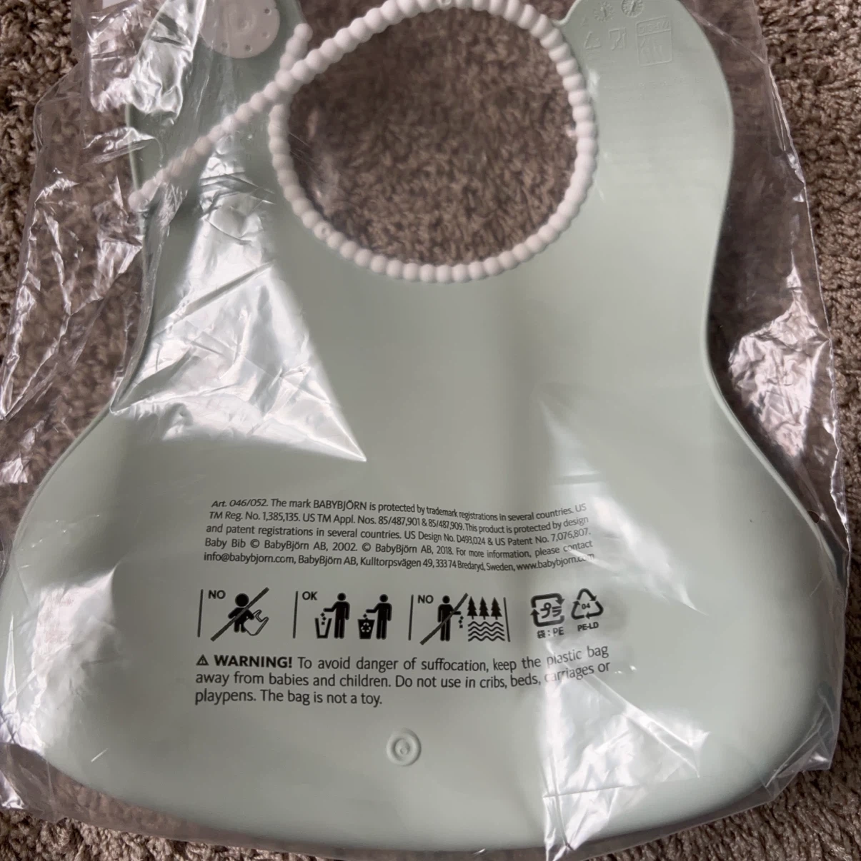 ベビービョルン ベビースタイ パウダーグリーンの写真2枚目