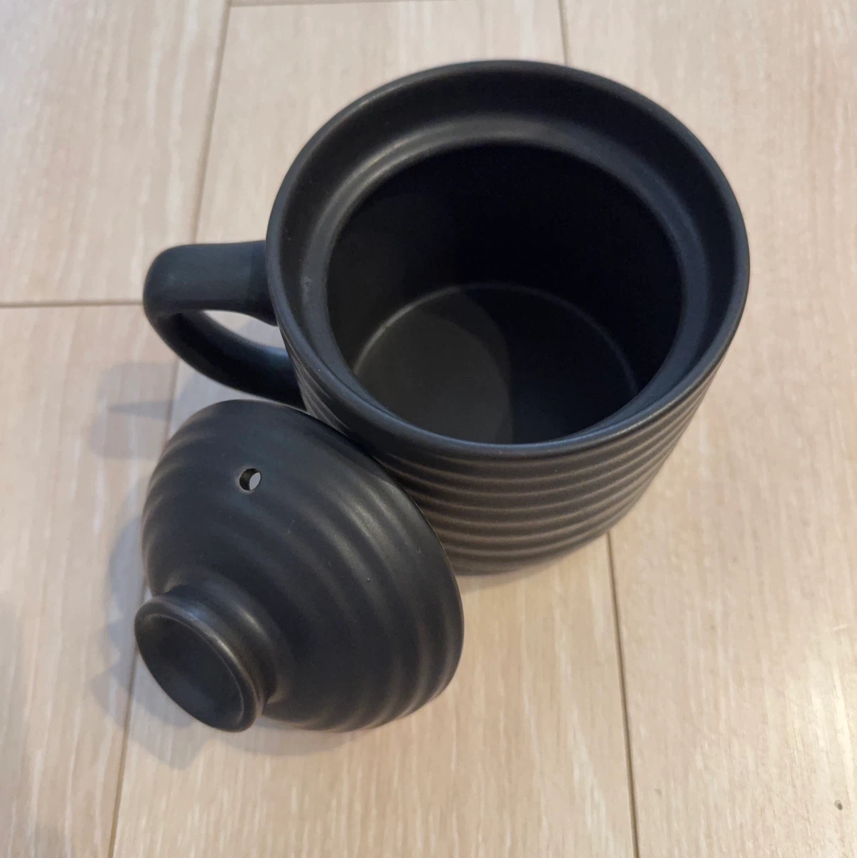 電子レンジ専用炊飯陶器　一合用　楽炊御膳の写真2枚目