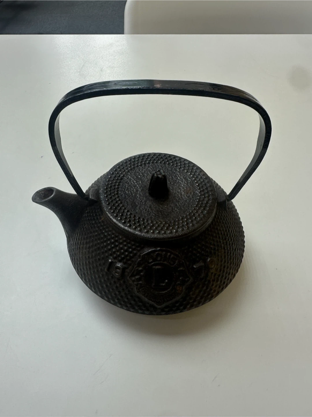 希少 鉄瓶 鋳鉄製 ライオンズクラブ記念品 伝統工芸 南部鉄器 155