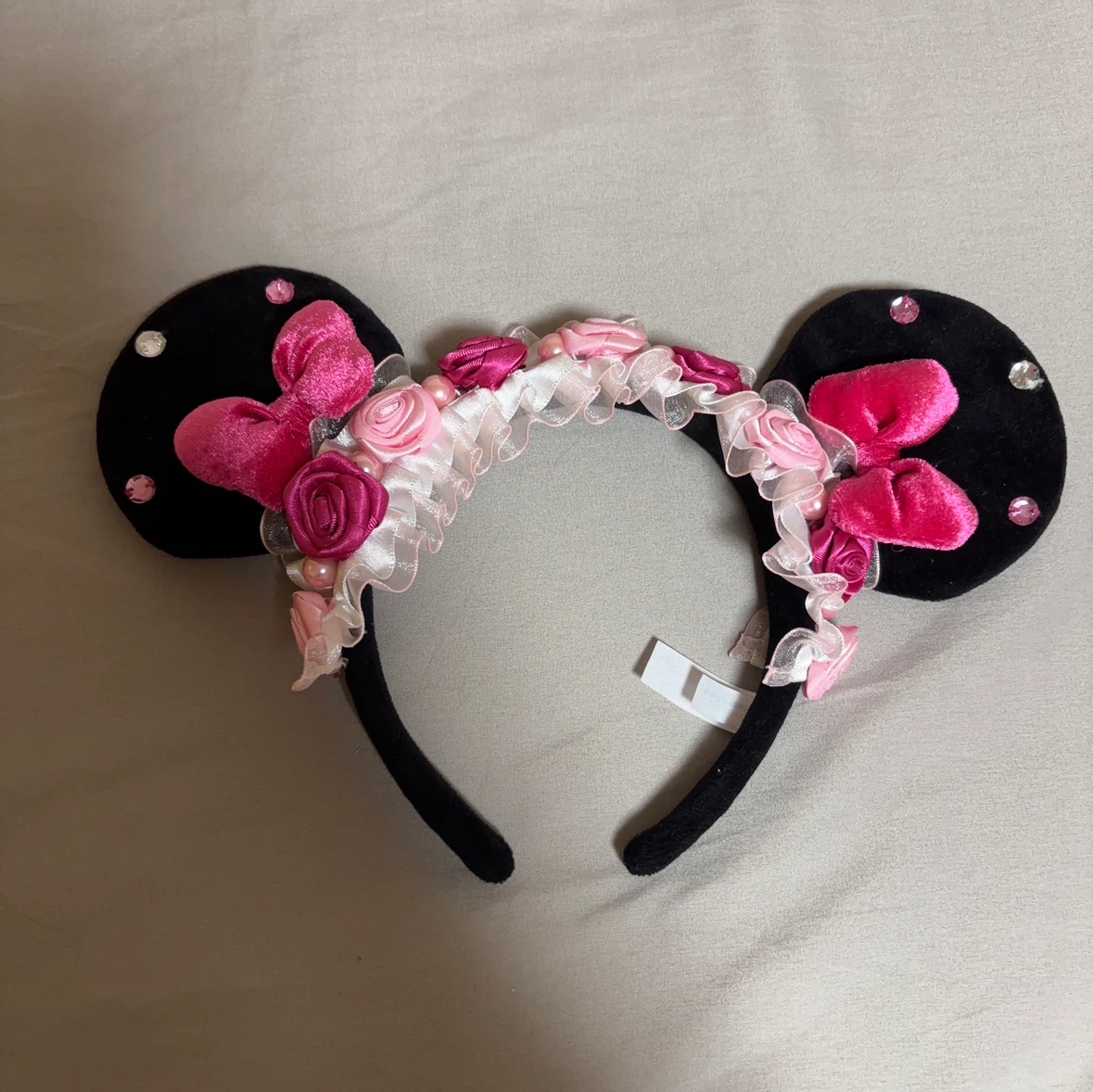 ディズニー カチューシャ ミニー ピンク