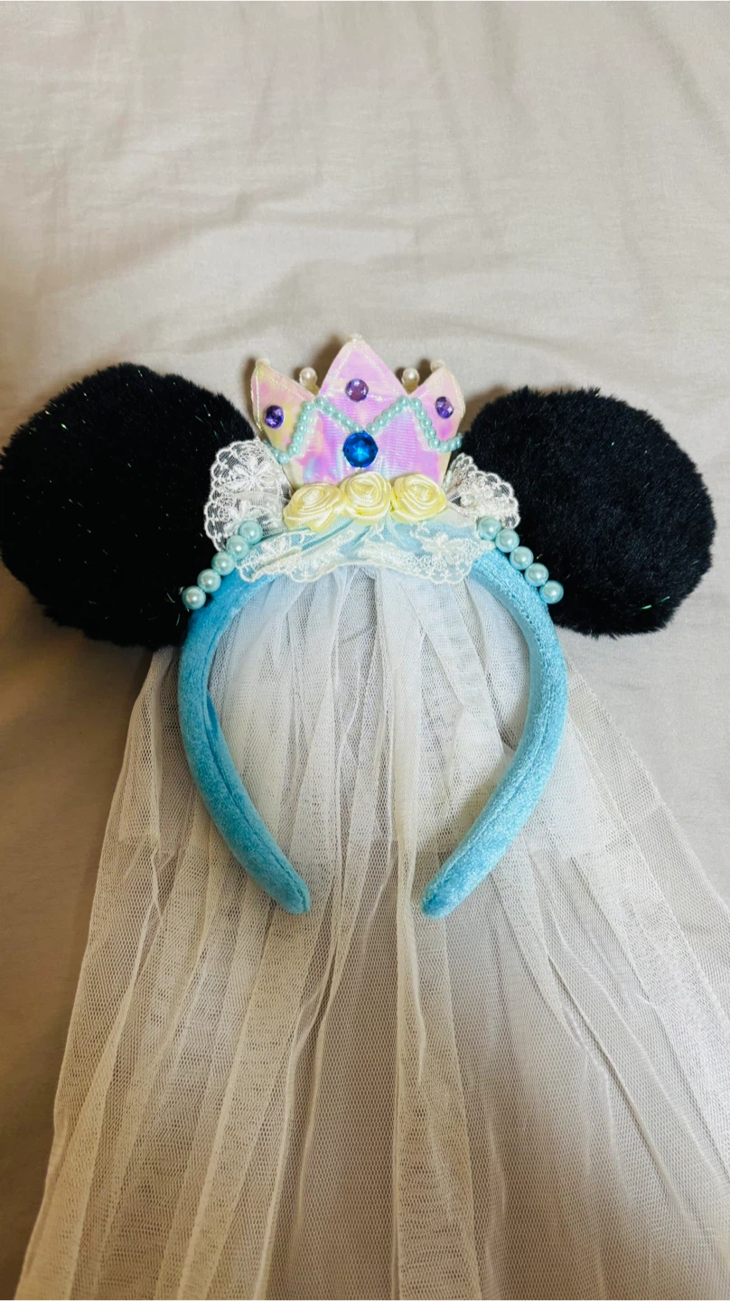 ディズニー カチューシャ シンデレラ ベール付き