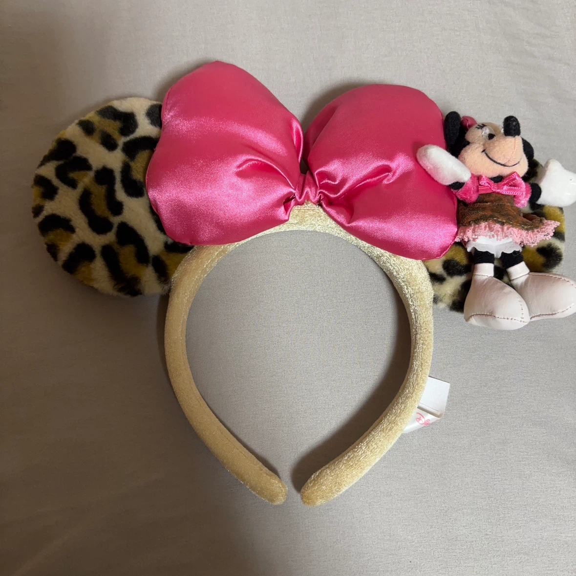 ディズニー ミニー カチューシャ ヒョウ柄