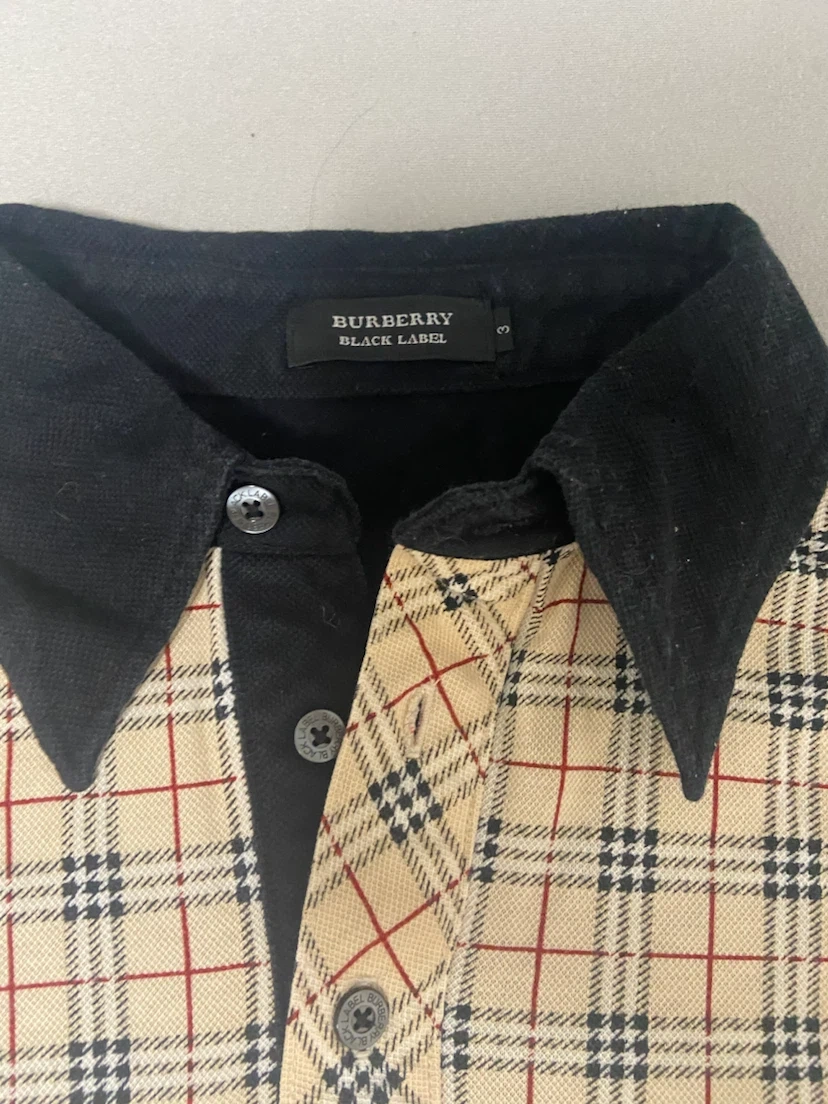 burberry バーバリーブラックレーベル ポロシャツ ノバチェック 3の写真2枚目