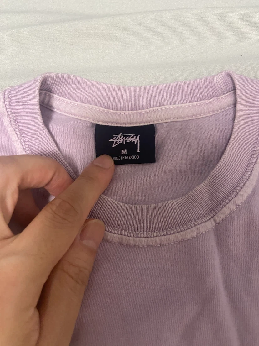 stussy ステューシー 半袖Tシャツ パープル Mサイズの写真2枚目