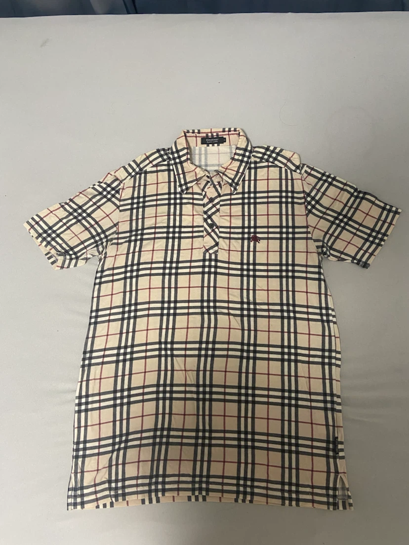 burberry バーバリーブラックレーベル ポロシャツ ノバチェック 3