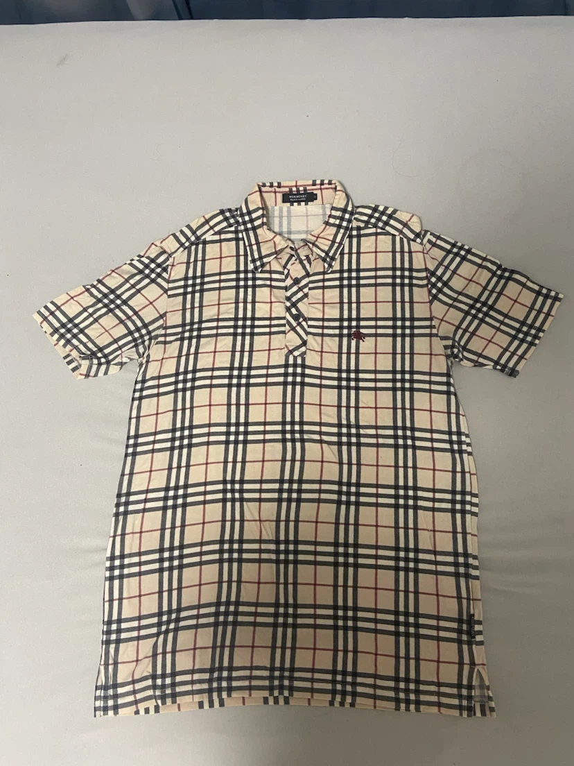 burberry バーバリーブラックレーベル ポロシャツ ノバチェック 3