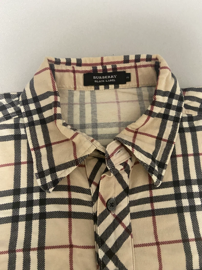 burberry バーバリーブラックレーベル ポロシャツ ノバチェック 3の写真2枚目