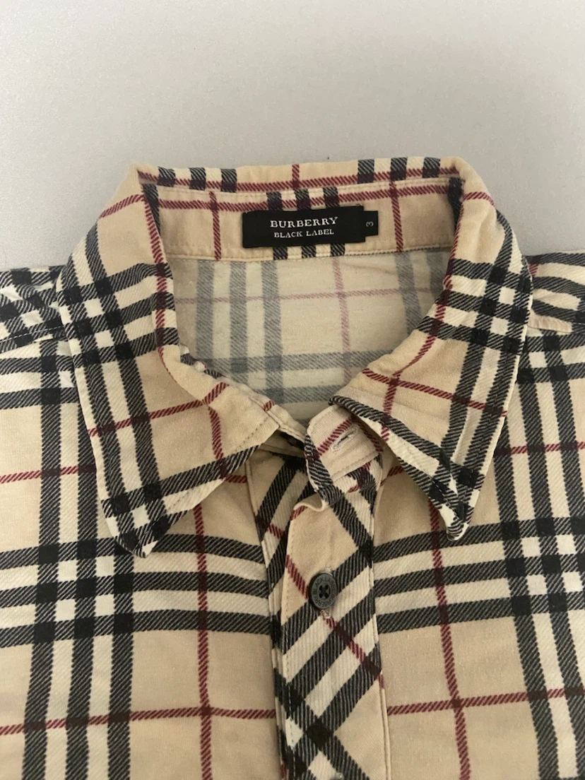 burberry バーバリーブラックレーベル ポロシャツ ノバチェック 3の写真2枚目