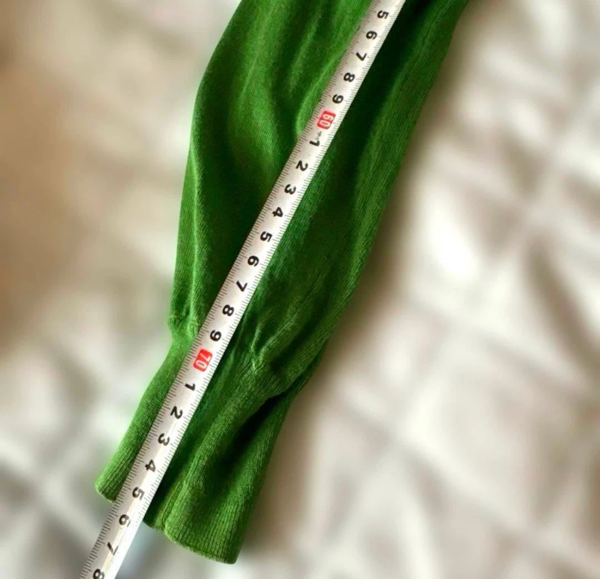 美品✨️スピンブルー トッパーカーディガン 緑 Lの写真10枚目