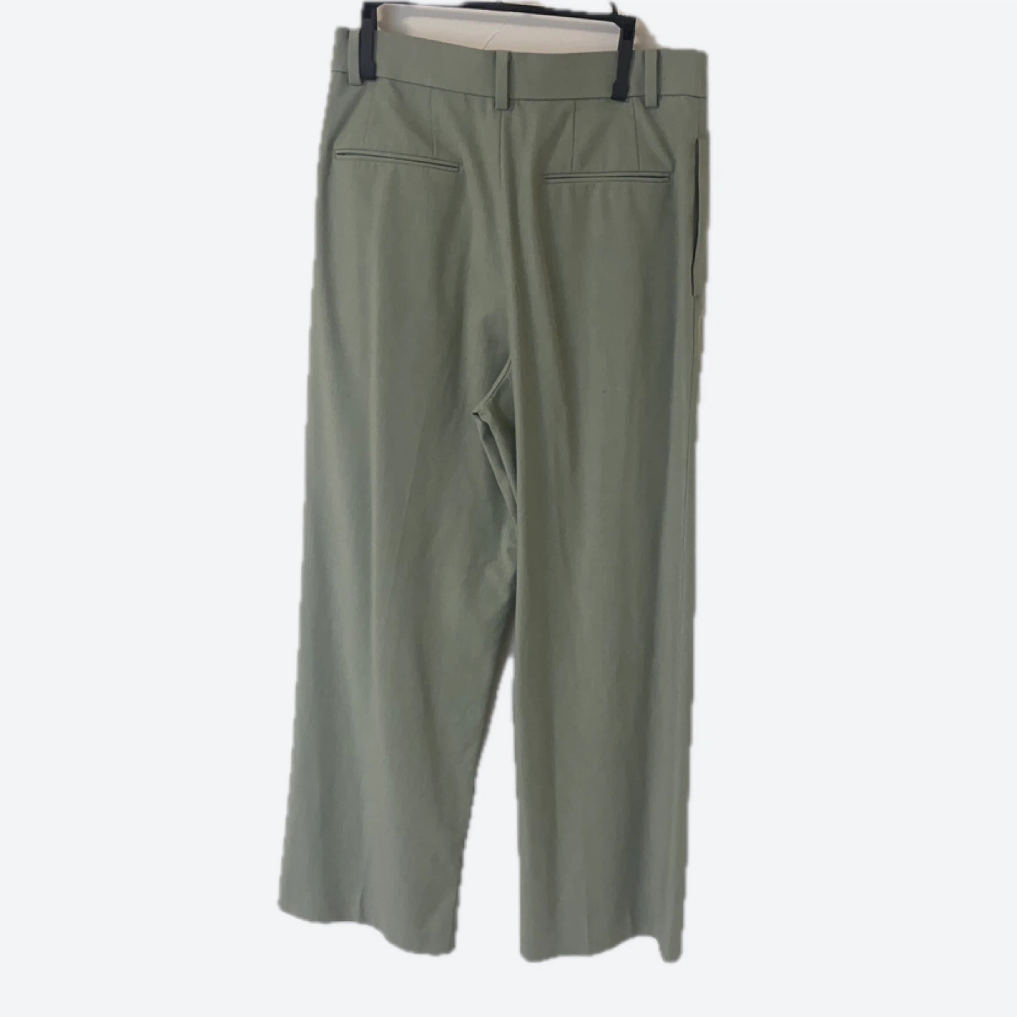 UNIQLO タックワイドパンツ ライトグリーンの写真2枚目
