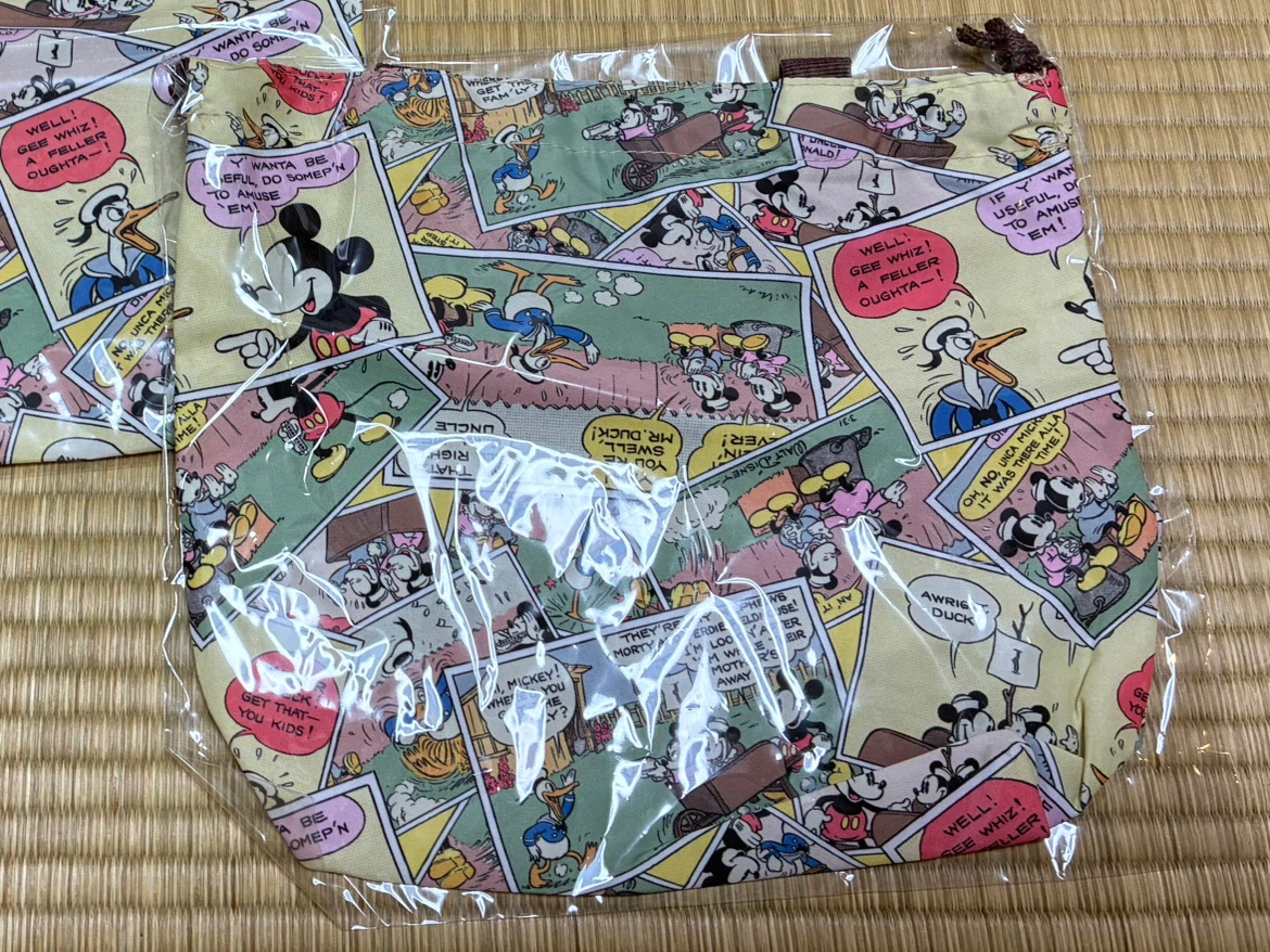 新品 ディズニー オリジナル巾着バッグ