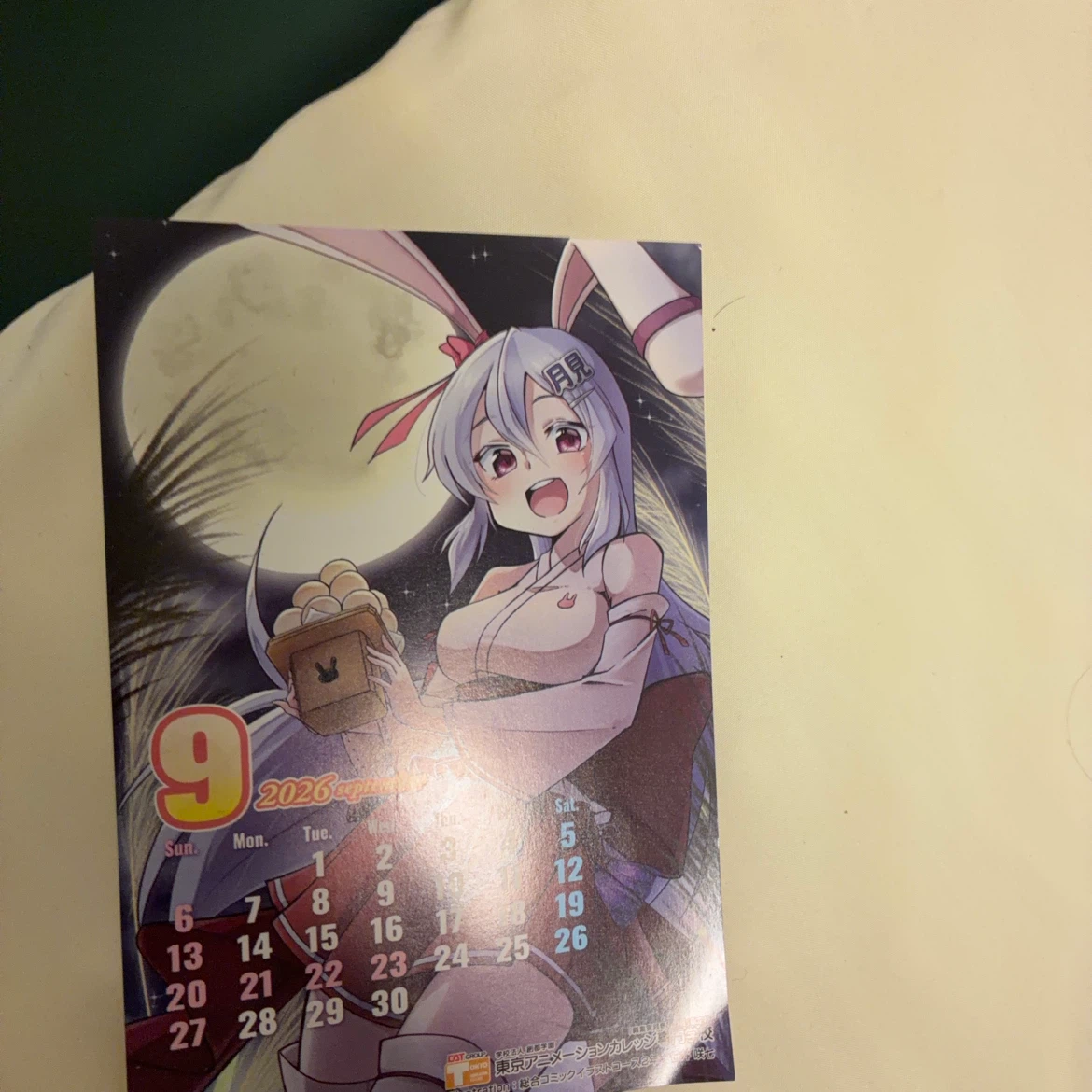 東京アニメーションカレッジ専門学校 2026年 カレンダー