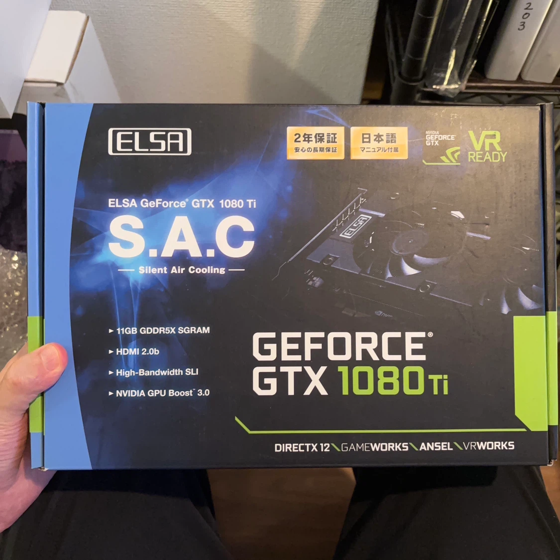 【無料・ジャンク品】ELSA GeForce GTX 1080 Ti 11GB