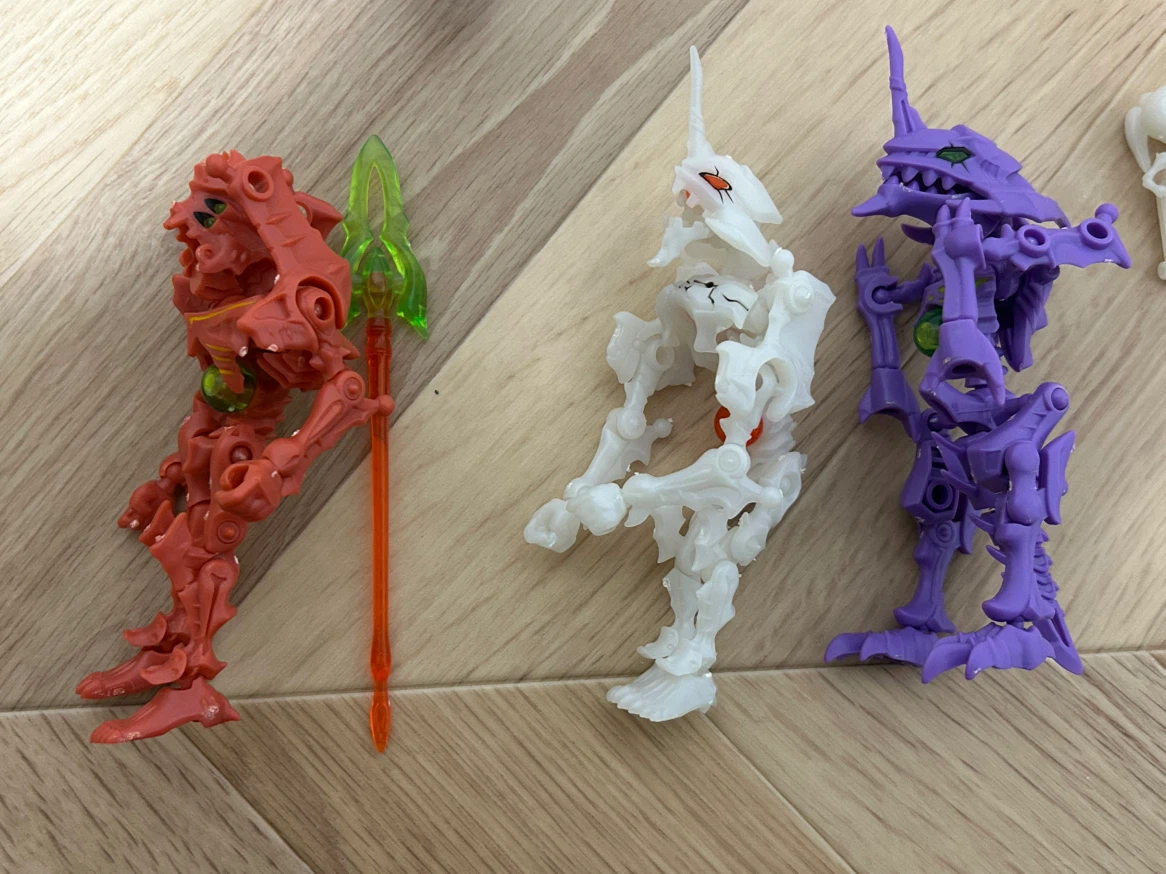 エヴァ食玩骨フィギュア🦴ほねほねゲリオン5体セット（一部お直し欠損有）の写真4枚目