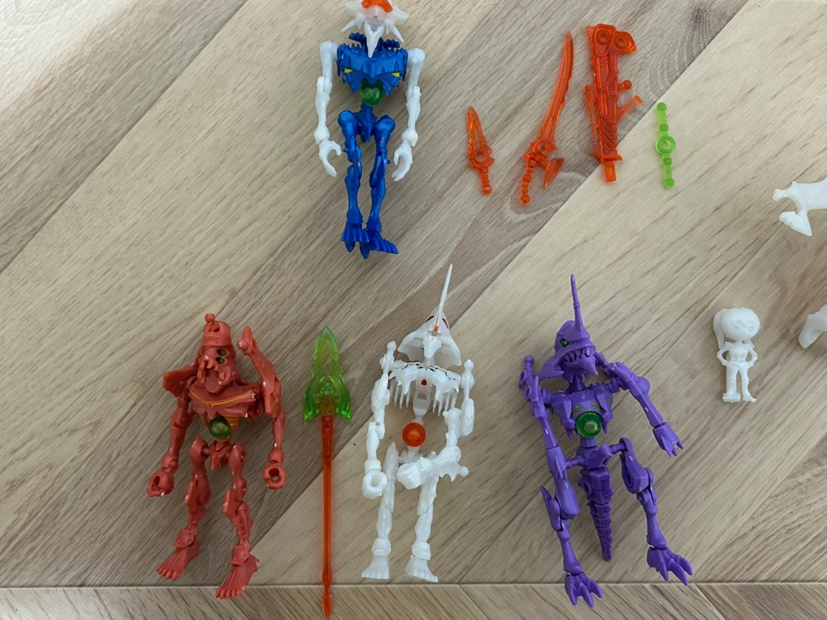 エヴァ食玩骨フィギュア🦴ほねほねゲリオン5体セット(一部お直し欠損有)の写真6枚目