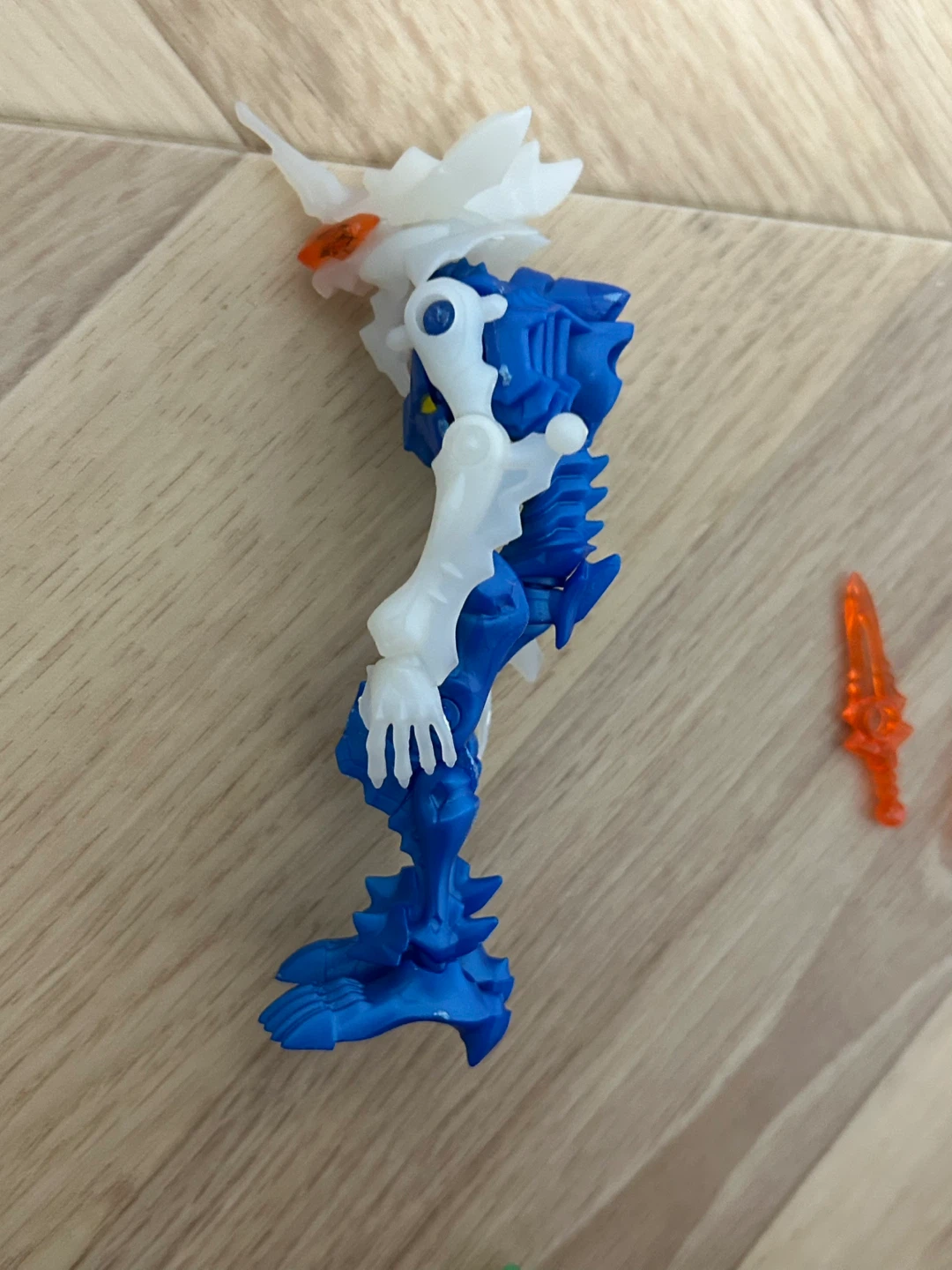 エヴァ食玩骨フィギュア🦴ほねほねゲリオン5体セット（一部お直し欠損有）の写真7枚目