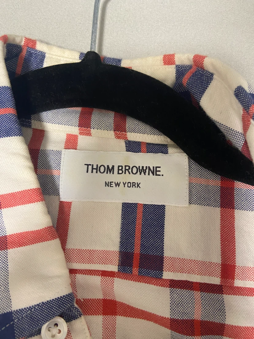 thom browneトムブラウン チェックシャツ 2の写真3枚目