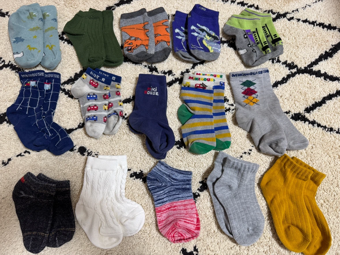 ミキハウス他 子供用ソックス まとめ売り15セット