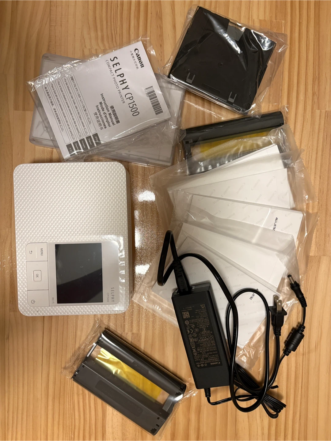 キヤノン コンパクトフォトプリンター CP1500 ホワイトの写真10枚目